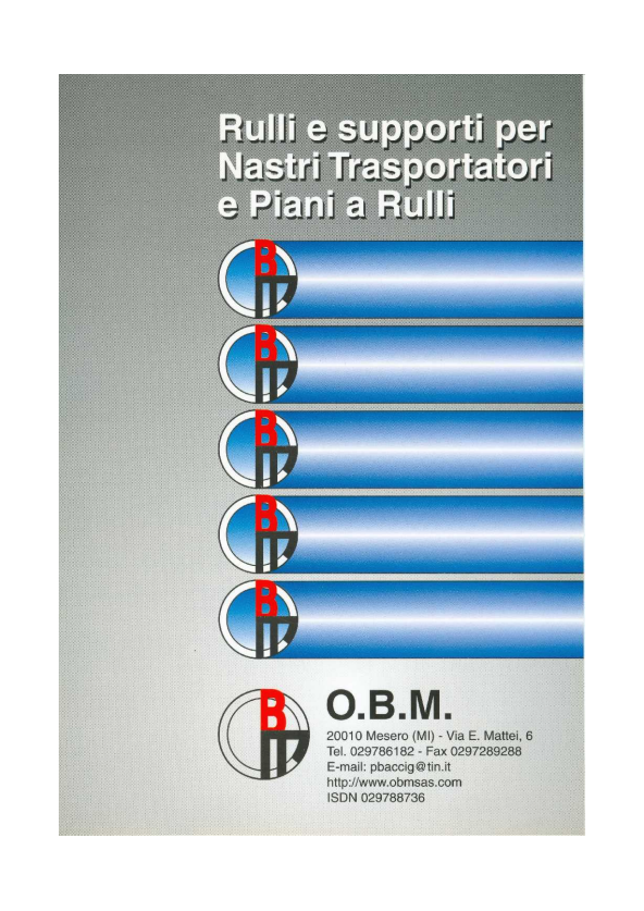 Copertina catalogo completo O.B.M.